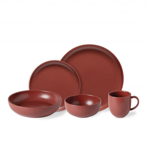 Casafina Pacifica 5 Piece Place Setting - Cayenne